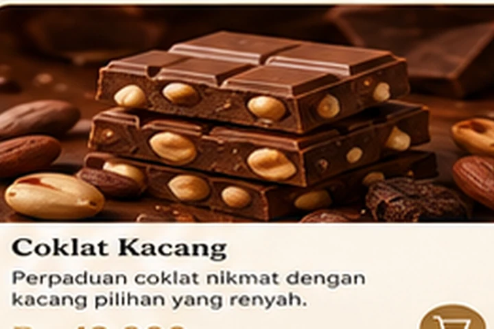 Coklat Kacang Coklat Gobet